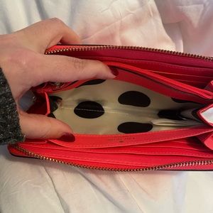 Hot pink Kate Spade Wallet